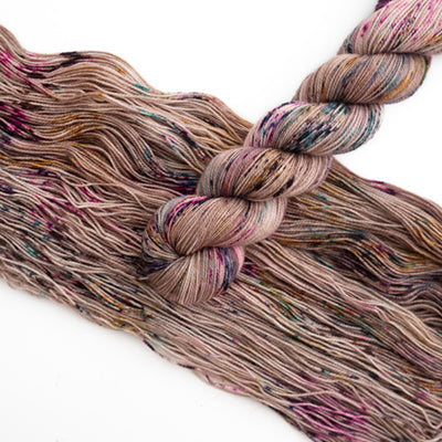 Speckled Hand-Dyed Sock Yarn